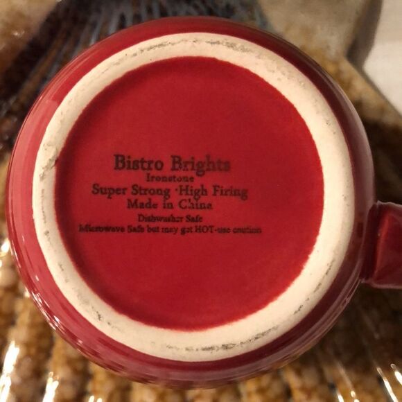 Bistro Brights Candy Apple Red Roomy Mug - Picture 6 of 6